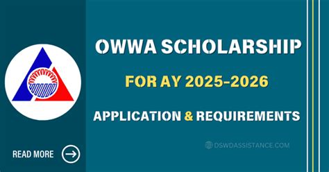 OWWA Scholarship 2025 To 2024 Application And Requirements