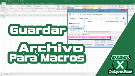 Clase 1 Sección 2 🟢 ¿cómo Guardar Libro Habilitado Para Macros Youtube