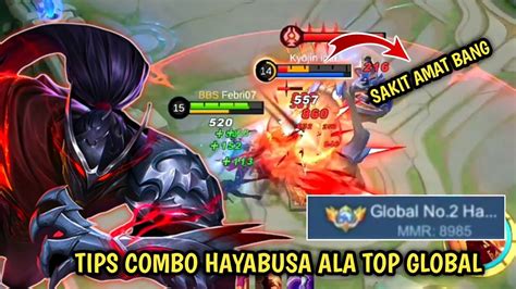 CARA COMBO HAYABUSA YANG BENAR BUILD HAYABUSA TERSAKIT 2023 YouTube