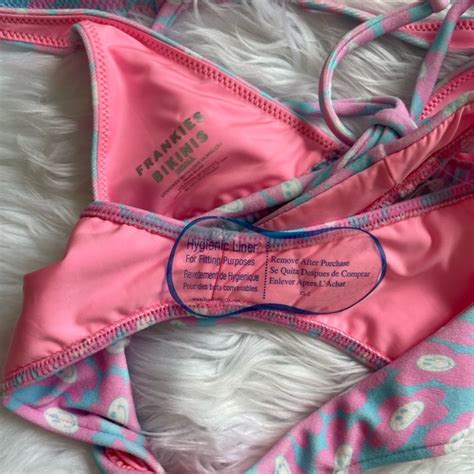 Frankies Bikinis Swim Frankies Bikinis Tia Terry Smiley Face Pink