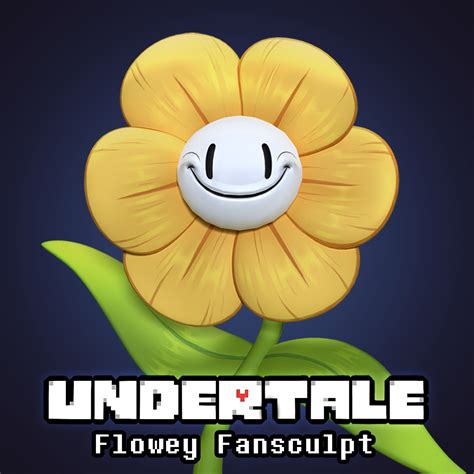 Artstation Flowey Fansculpt Undertale