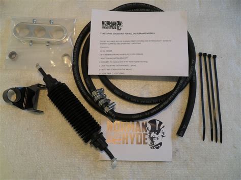 Norman Hyde Oil Cooler Kit Triumph Bonneville Oil In Frame Tr6t120tr7