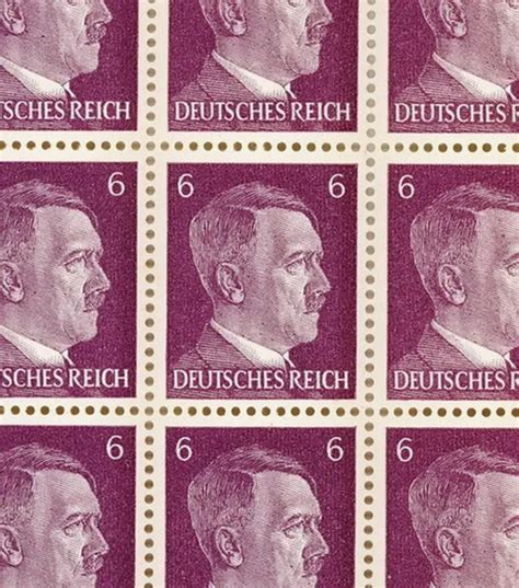 Stamp Germany Pf Adolf Hitler Sheet Wwii Rd Reich German Mnh