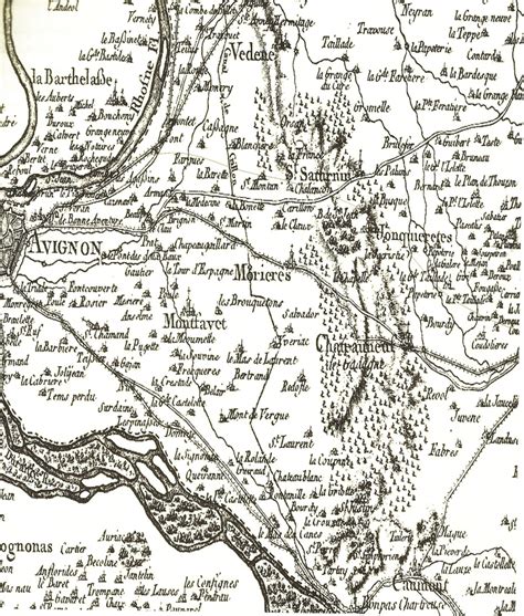 Carte De Cassini Aop Côtes Du Rhône Villages Gadagne