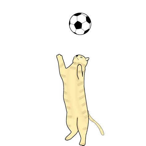 Ilustração De Um Gato Jogando Bola PNG Pintar Bola Toque Imagem PNG