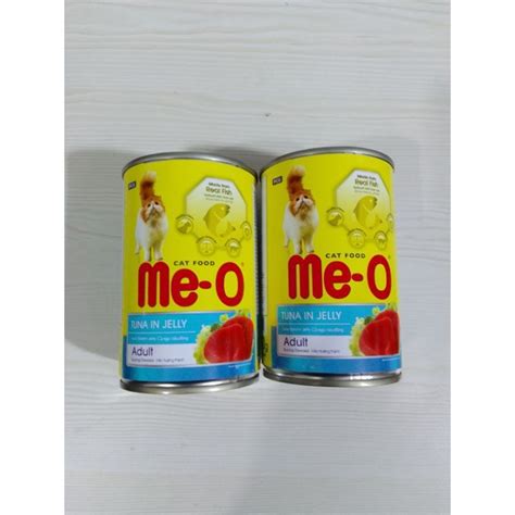 Jual ME O ADULT TUNA 400GR KALENG MAKANAN KUCING Shopee Indonesia