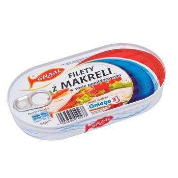 Graal Filet Z Makreli W Sosie Pomidorowym 170G Konserwa Rybna