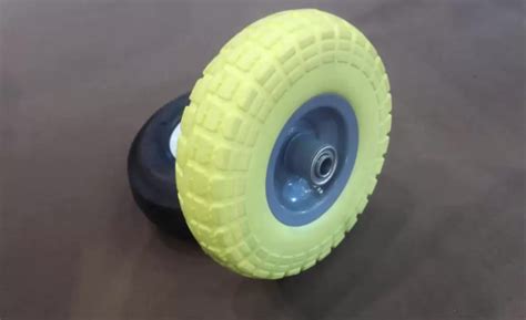 10 Inch Solid Rubber Tire With Pu Foam Wheel Buy Pu Wheel10 Inch