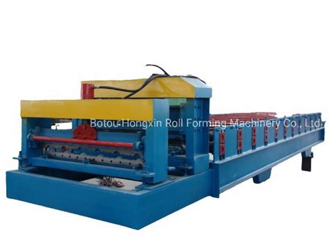 Plc Controlled Automatic 950 Glazed Tile Metal Roof Sheet Roll Forming