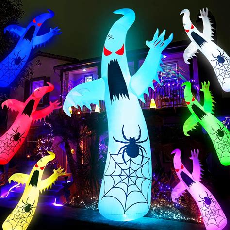 The Holiday Aisle Halloween Giant Ghosts Inflatable Wayfair