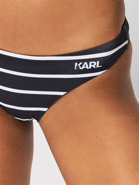 KARL LAGERFELD Bikini Unterteil KL22WBT16 Schwarz Modivo De