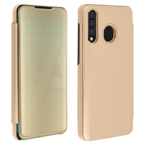 Funda Efecto Espejo Samsung Galaxy A50 Tapa Translúcida F Soporte