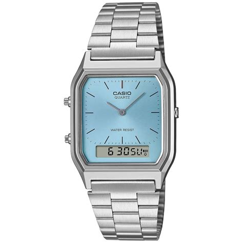 Zegarek Casio Vintage Aq A A Mqyes Srebrny Casio Moda Sklep