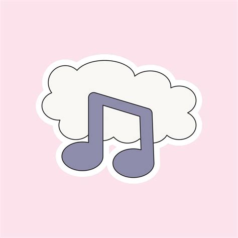 a note music isolated on soft pink background 14633540 Vector Art at ...