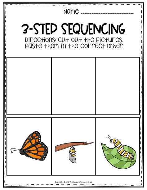 3 Step Sequencing Worksheets In 2020 Sequencing Worksheets Reading Riset