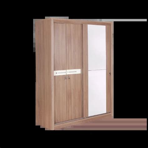 Lemari Pakaian Olympic Pintu Swing Sliding Motif Kayu Chicago Series