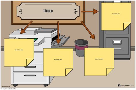 Organizador De Ideias De Planejamento Storyboard