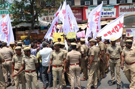 Dyfi Group Stages Anti Neet Protest At Luz Circle Mylapore Times