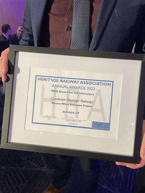 Cambrian Railways Recognised With Heritage Award