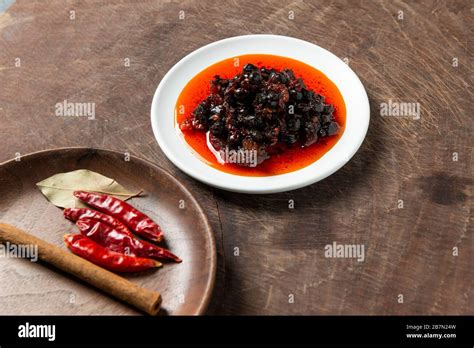 Delicious Chinese Spicy Beef Sauce Stock Photo Alamy