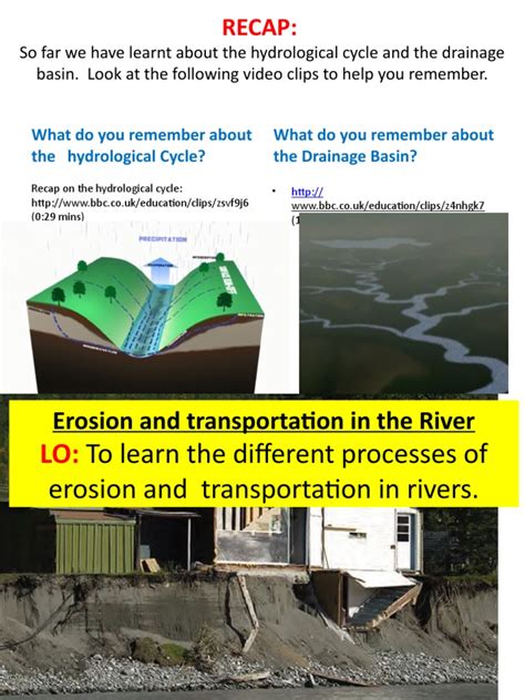 River Erosion And Transportation Pdf Erosion River