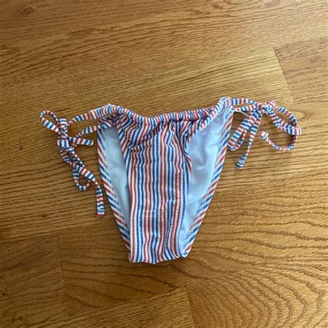 Xhilaration Swim Red White And Blue Bikini Bottom Poshmark