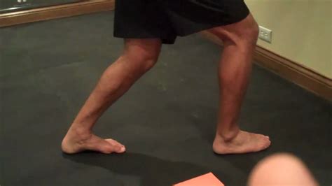 Wall Stretch Soleus And Gastrocnemius Youtube