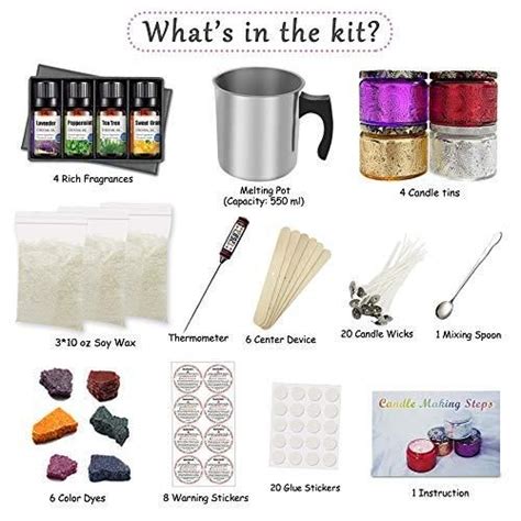 Shop Diy Candle Making Kit Supplies Full Beg At Artsy Sister Diy