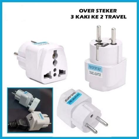 Jual Over Steker Adaptor Kaki Travel Adapter Ke Universal Uk Us