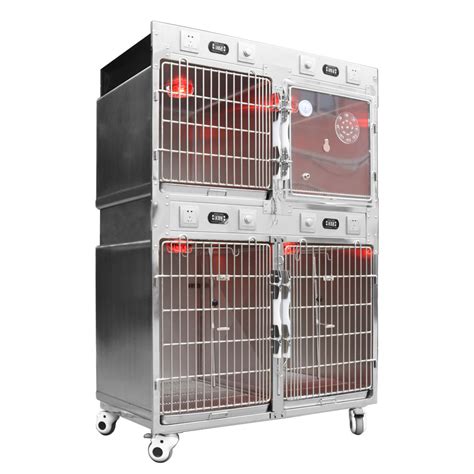 Veterinary Hospital And Clinic Stainless Steel Pet Vet Oxygen Cage For