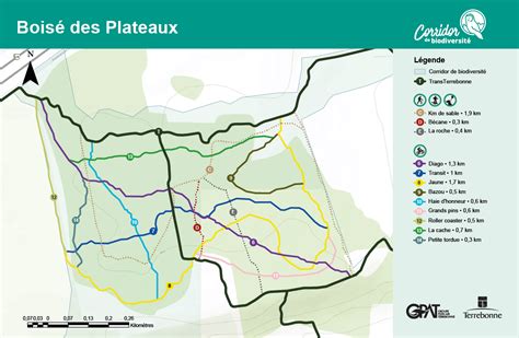 Carte et conditions Corridor de Biodiversité