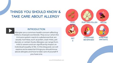 Ppt 10 Things You Should Know And Take Care About Allergy Powerpoint