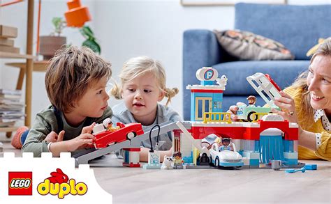 LEGO DUPLO Otopark ve Oto Yıkama 10948 2 Yaş Ve Üzeri Çocuklar için Oto