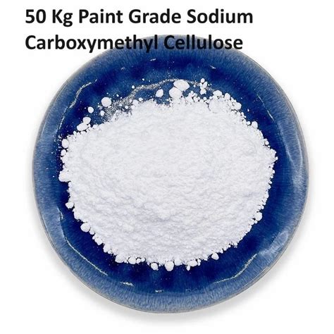 50 Kg Paint Grade Sodium Carboxymethyl Cellulose Powder Packaging Type