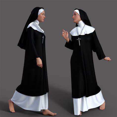 Dforce Nun For G8 Females 3d Models For Daz Studio And Poser