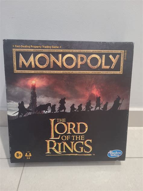 Lord Of the Rings Monopoly, Hobbies & Toys, Toys & Games on Carousell