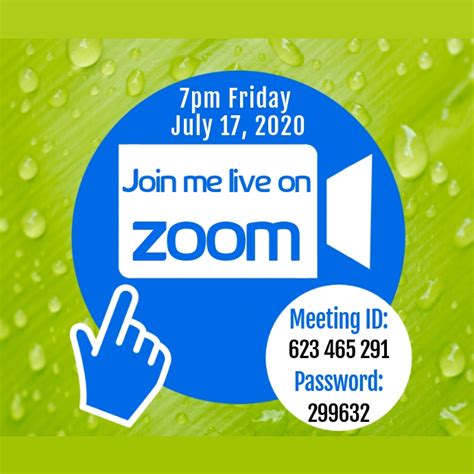 Zoom Invitation Template