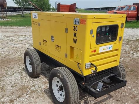 2010 Midland Gf3 30kw Silent Portable Generator Bigiron Auctions