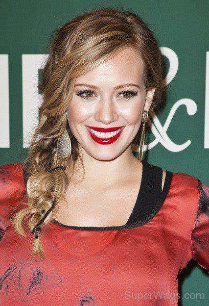 Hilary Duff Red Lips Super Wags Hottest Wives And Girlfriends Of