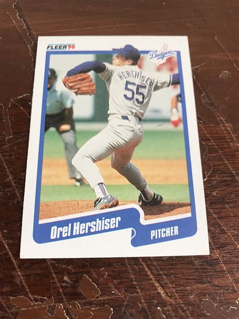 Fleer Orel Hershiser For Sale Online Ebay