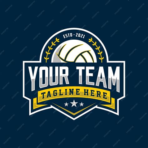 Premium Vector Volleyball Logo Icon Design Sports Badge Template