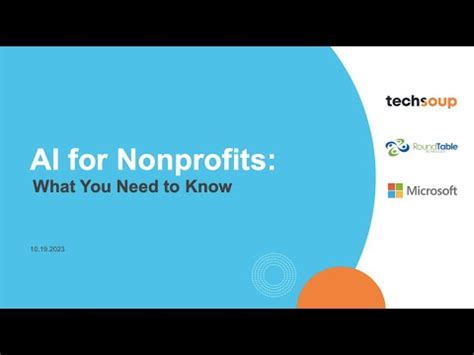 AI For Nonprofits What You Need To Know YouTube