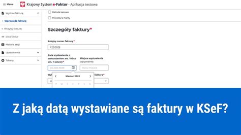 Zasady Wystawiania Faktur 2023