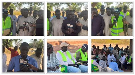 Kaffrine Ida Mouride Les Travaux De Construction De La Route Thiakho