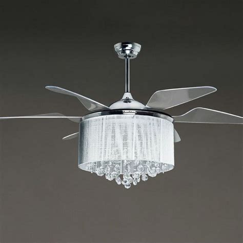 Silver Ceiling Fan With Light Suggestions | Fan light fixtures, Ceiling ...