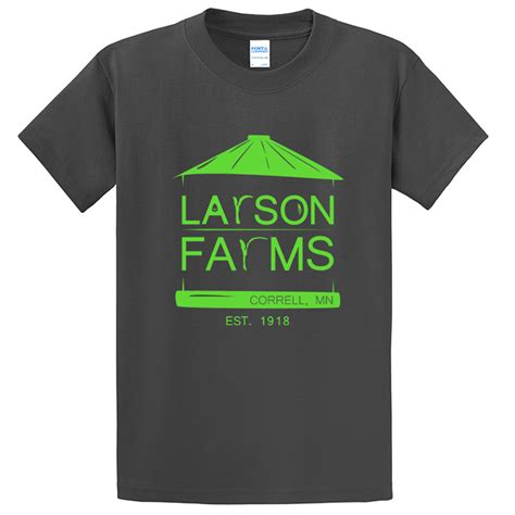 Tall Larson Farms Logo Tee Farm Focused