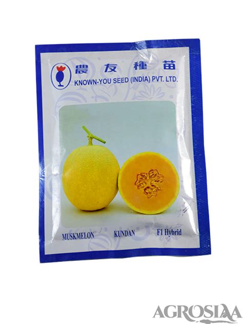 Known You Kundan F1 Hybrid Muskmelon Seed 50 Gm