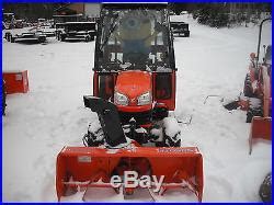 Kubota BX2660 44 Cab Snowblower Compact Tractor 260 Hours Mowers