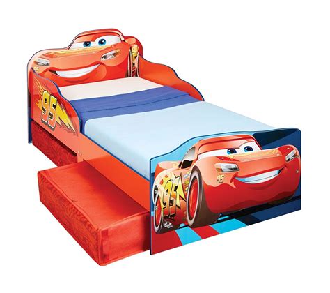 Pack Complet Premium Lit Flash Mcqueen Tiroirs Cars Disney Matelas