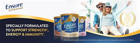 Ensure Nutrivigor Nutritional Shake Boosts Energy Helps You Do What